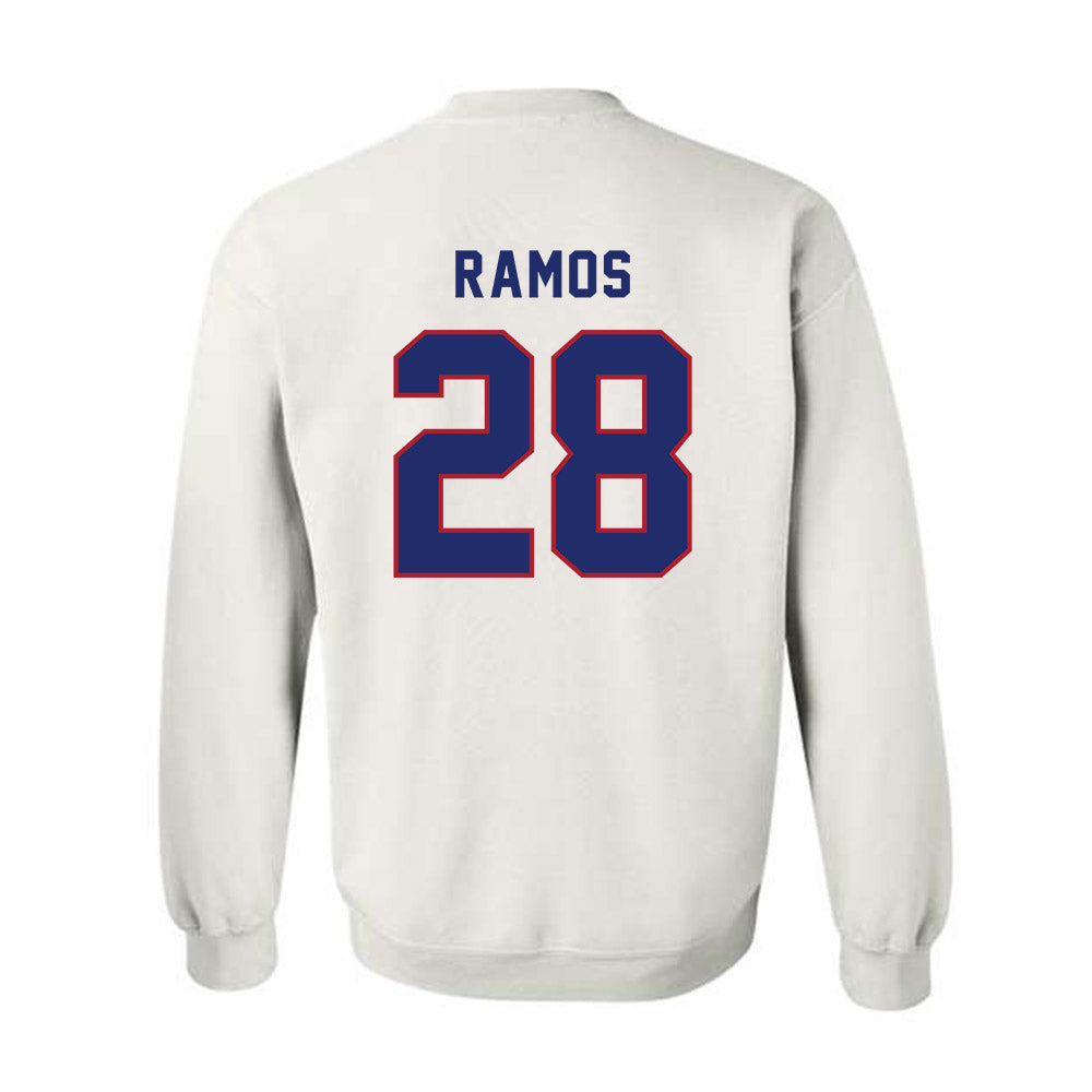 American - NCAA Men's Soccer : Brian Ramos - Crewneck Sweatshirt-1