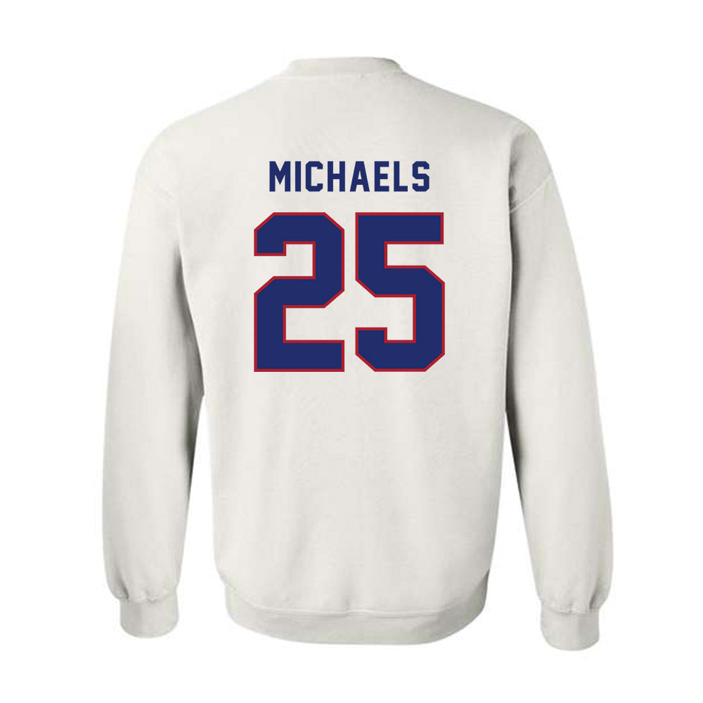 American - NCAA Men's Basketball : Eric Michaels - Crewneck Sweatshirt-1
