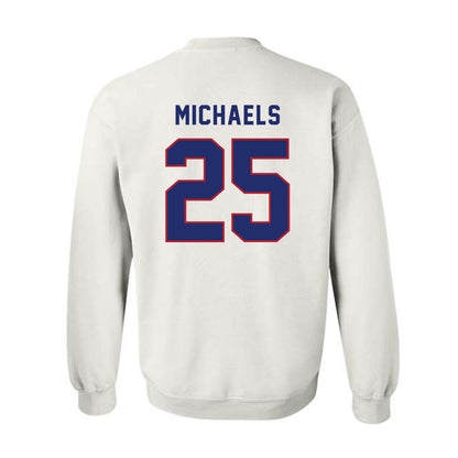 American - NCAA Men's Basketball : Eric Michaels - Crewneck Sweatshirt-1