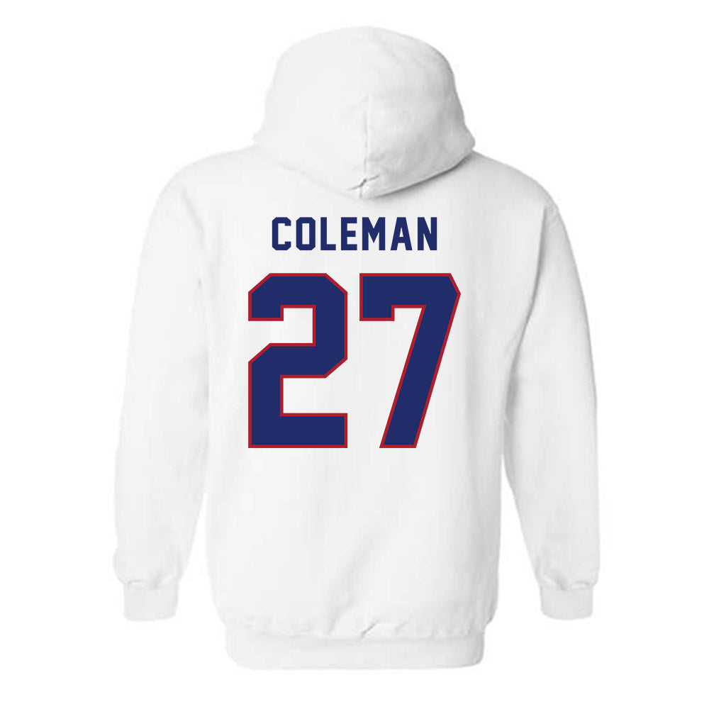 American - NCAA Women's Lacrosse : Peyton Coleman - Hooded Sweatshirt-1