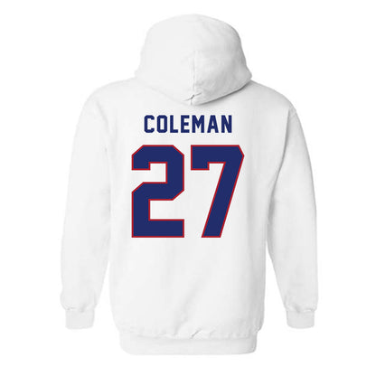 American - NCAA Women's Lacrosse : Peyton Coleman - Hooded Sweatshirt-1