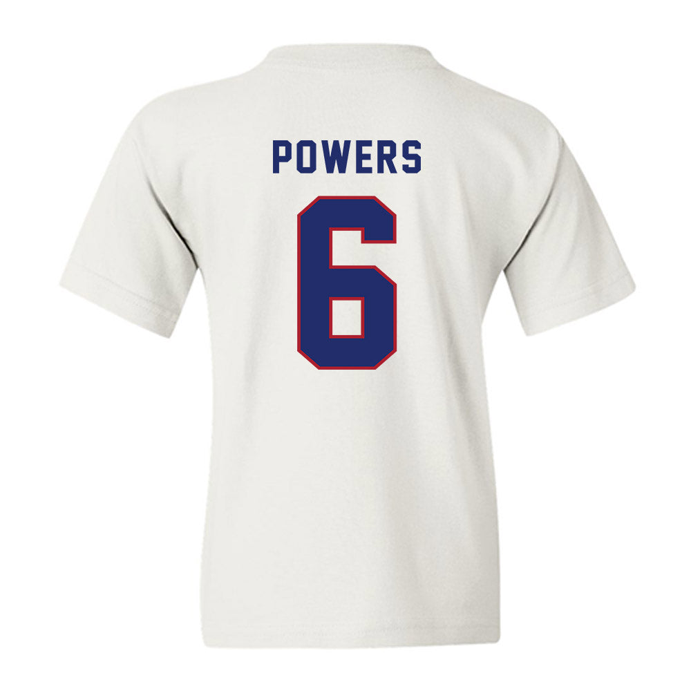 American - NCAA Women's Lacrosse : Aine Powers - Youth T-Shirt-1