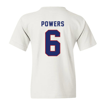 American - NCAA Women's Lacrosse : Aine Powers - Youth T-Shirt-1