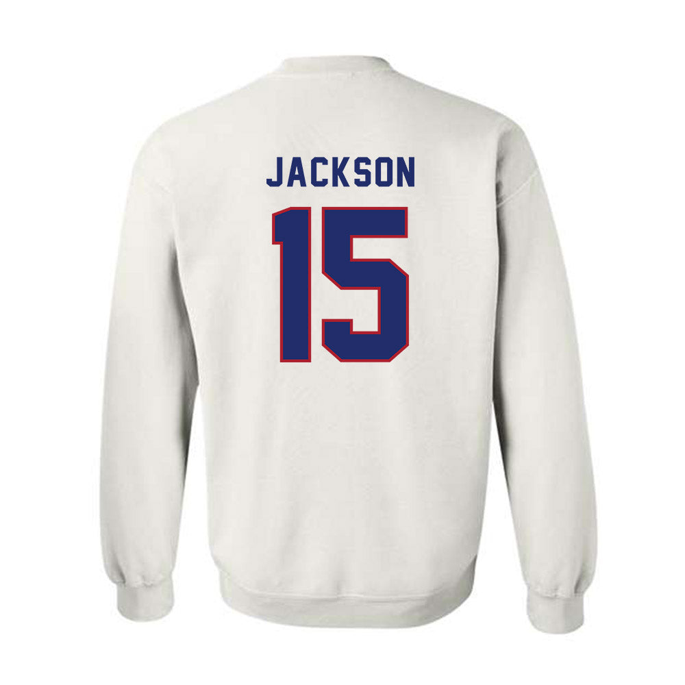 American - NCAA Women's Lacrosse : Annabelle Jackson - Crewneck Sweatshirt-1