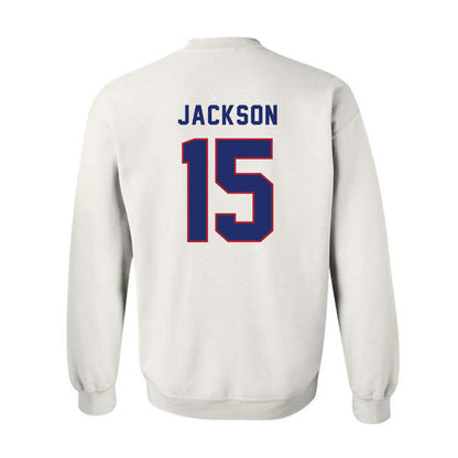American - NCAA Women's Lacrosse : Annabelle Jackson - Crewneck Sweatshirt-1
