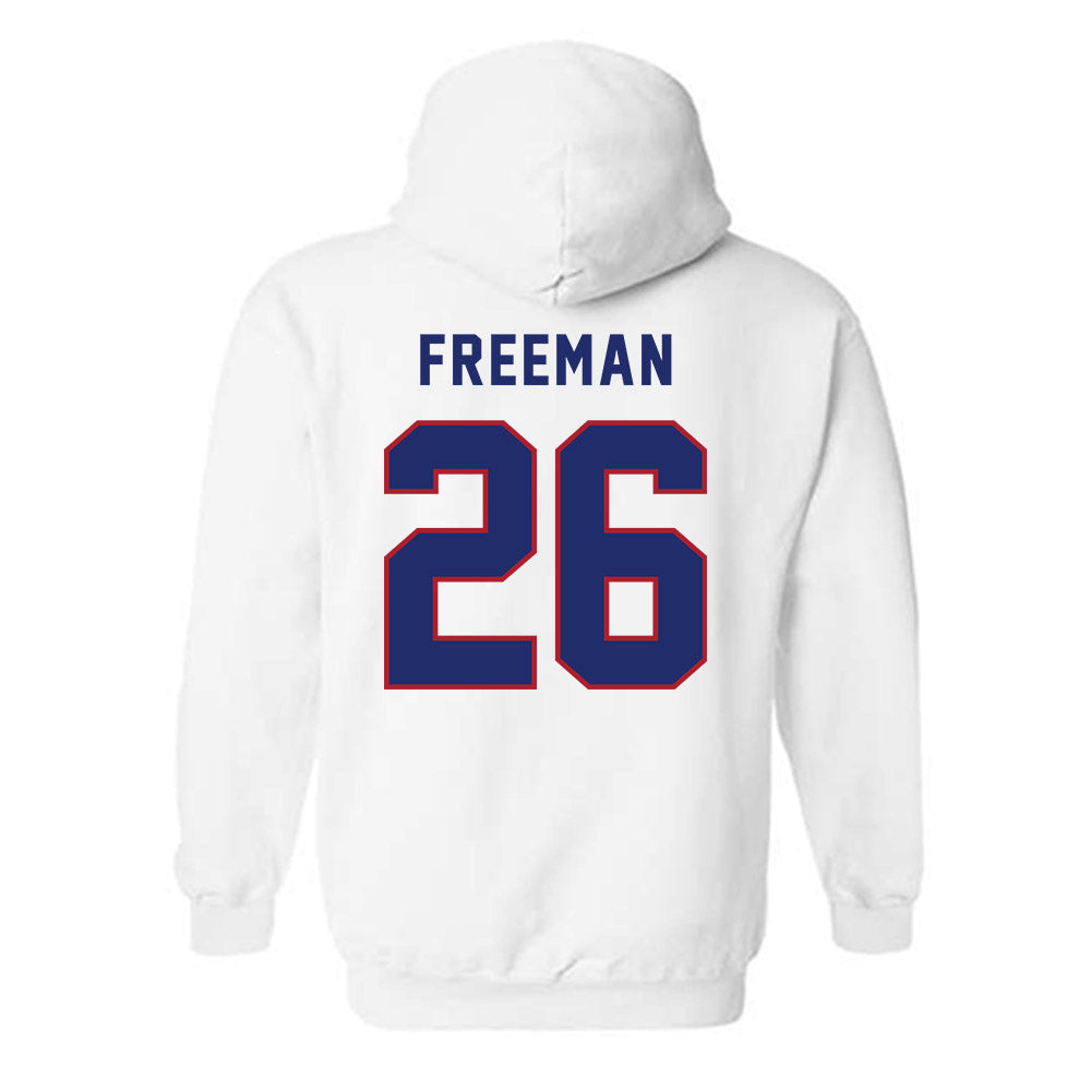 American - NCAA Women's Soccer : Autumn Freeman - Hooded Sweatshirt-1