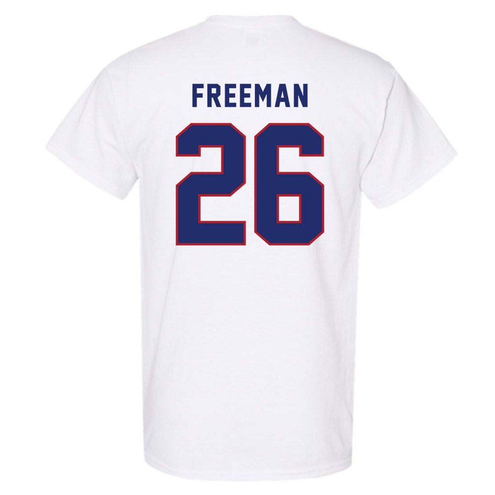 American - NCAA Women's Soccer : Autumn Freeman - T-Shirt-1