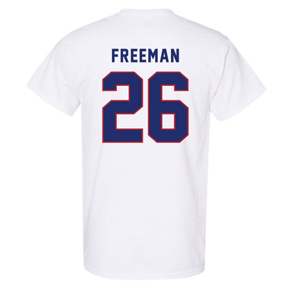 American - NCAA Women's Soccer : Autumn Freeman - T-Shirt-1