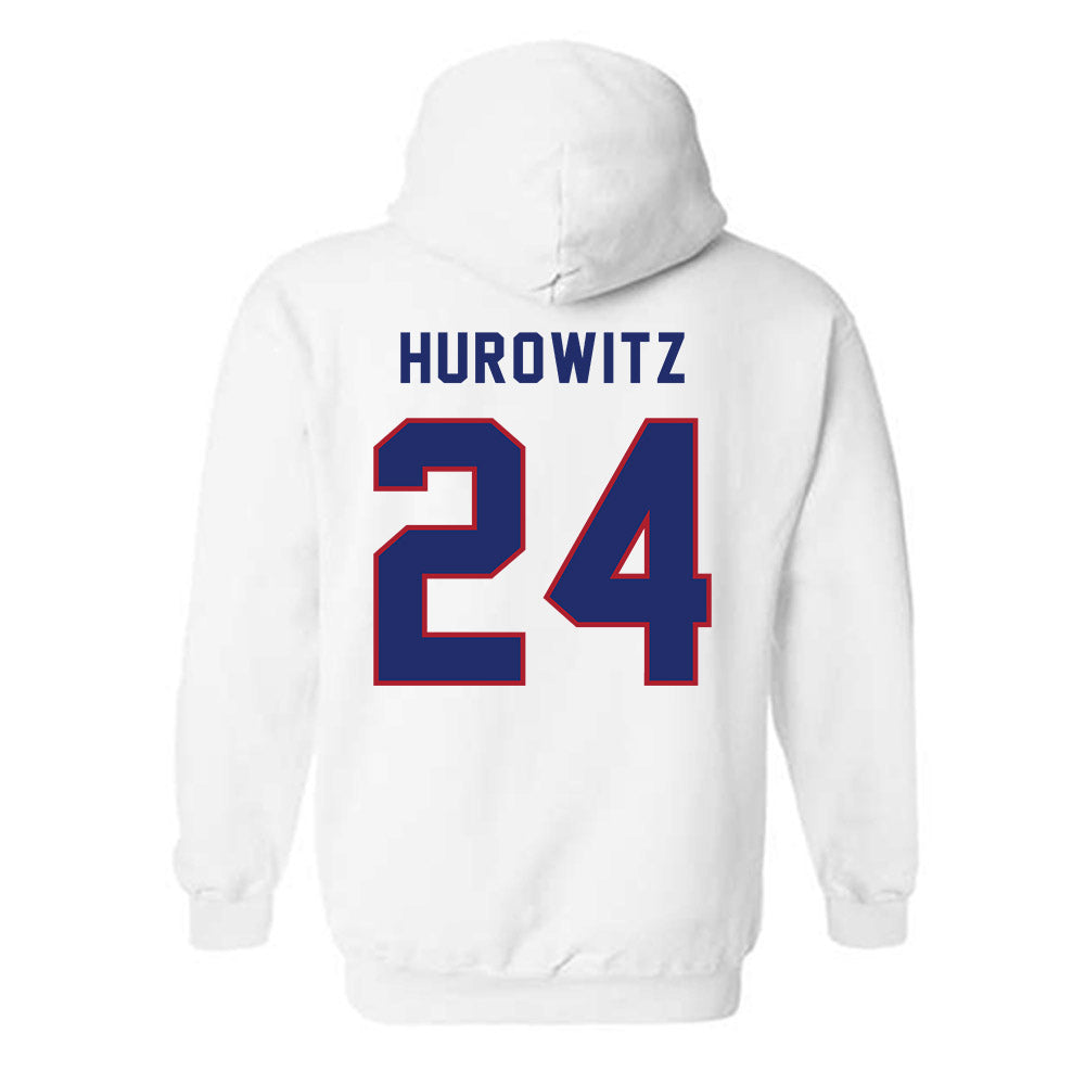 American - NCAA Women's Soccer : Maddie Hurowitz - Hooded Sweatshirt-1