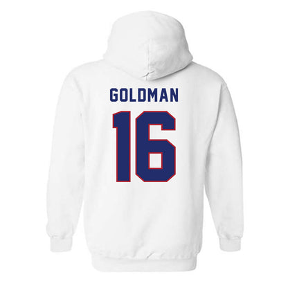 American - NCAA Women's Soccer : Nariah Goldman - Hooded Sweatshirt-1