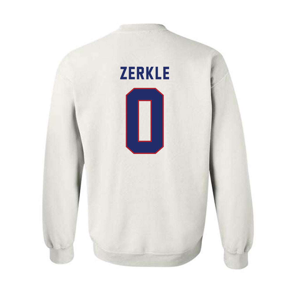 American - NCAA Women's Soccer : Addison Zerkle - Crewneck Sweatshirt-1