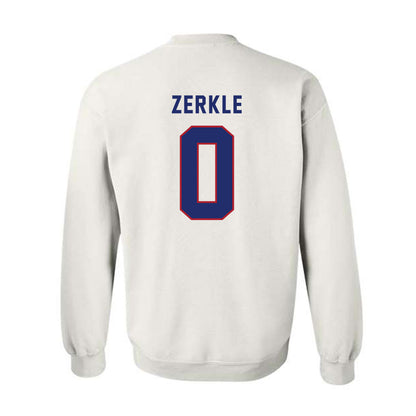 American - NCAA Women's Soccer : Addison Zerkle - Crewneck Sweatshirt-1