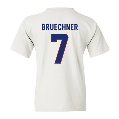 American - NCAA Women's Lacrosse : Kate Bruechner - Youth T-Shirt-1