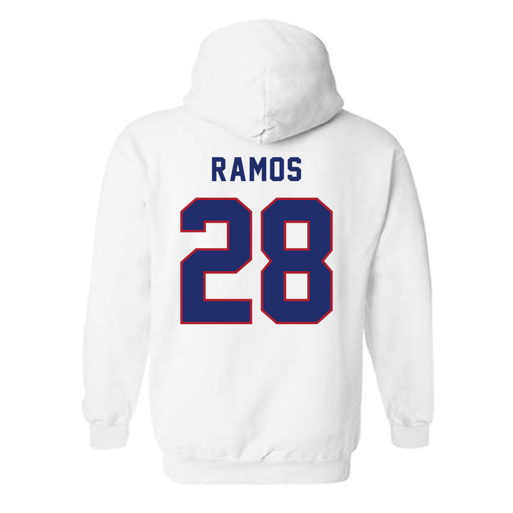 American - NCAA Men's Soccer : Brian Ramos - Hooded Sweatshirt-1