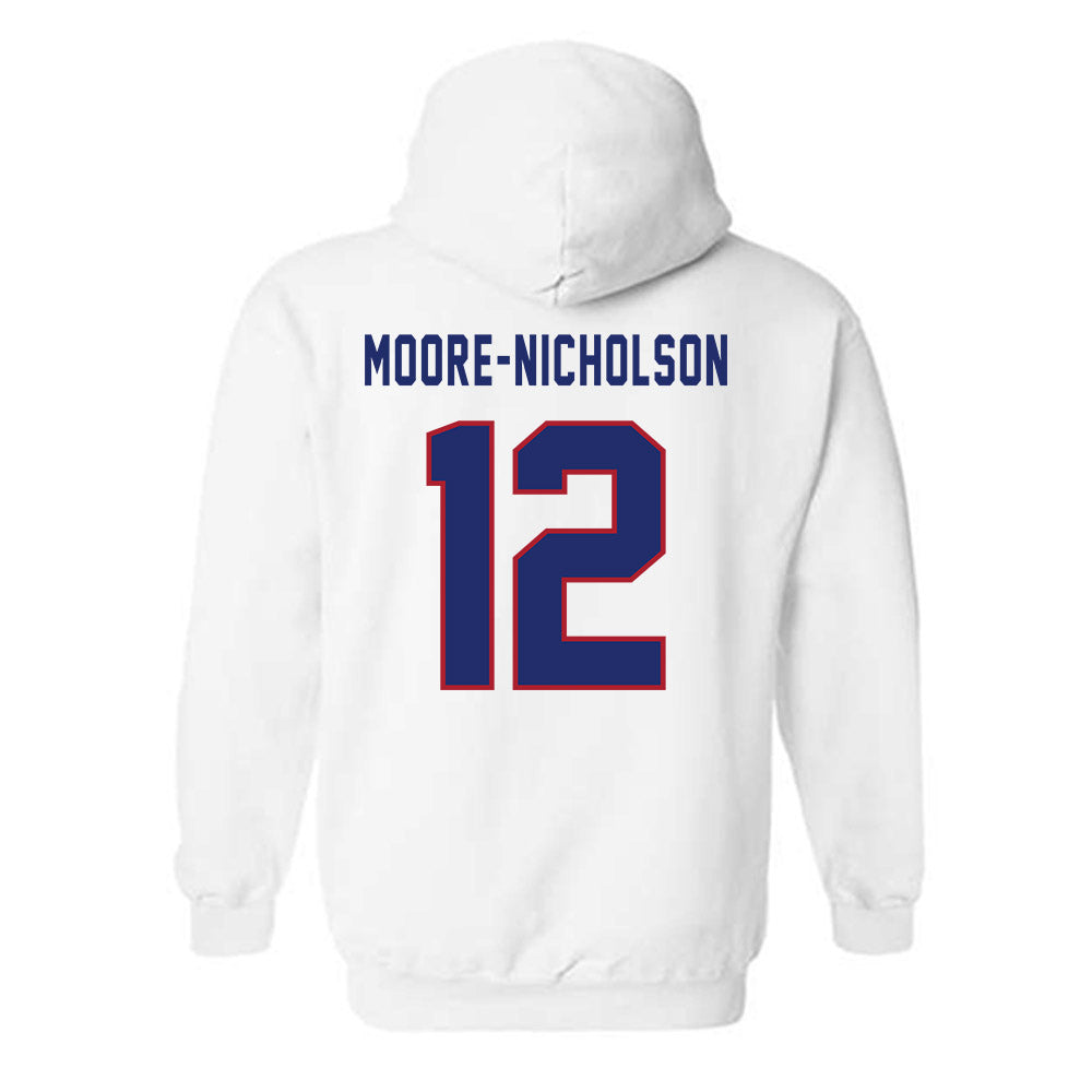 American - NCAA Women's Basketball : Madisyn Moore-Nicholson - Hooded Sweatshirt-1