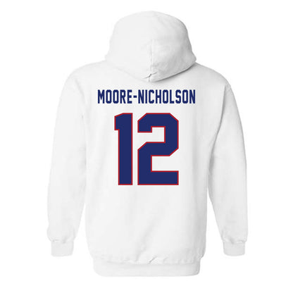 American - NCAA Women's Basketball : Madisyn Moore-Nicholson - Hooded Sweatshirt-1