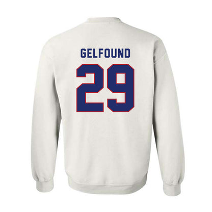 American - NCAA Women's Lacrosse : Amanda Gelfound - Crewneck Sweatshirt-1