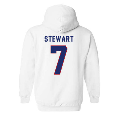 American - NCAA Women's Volleyball : Maddy Stewart - Hooded Sweatshirt-1