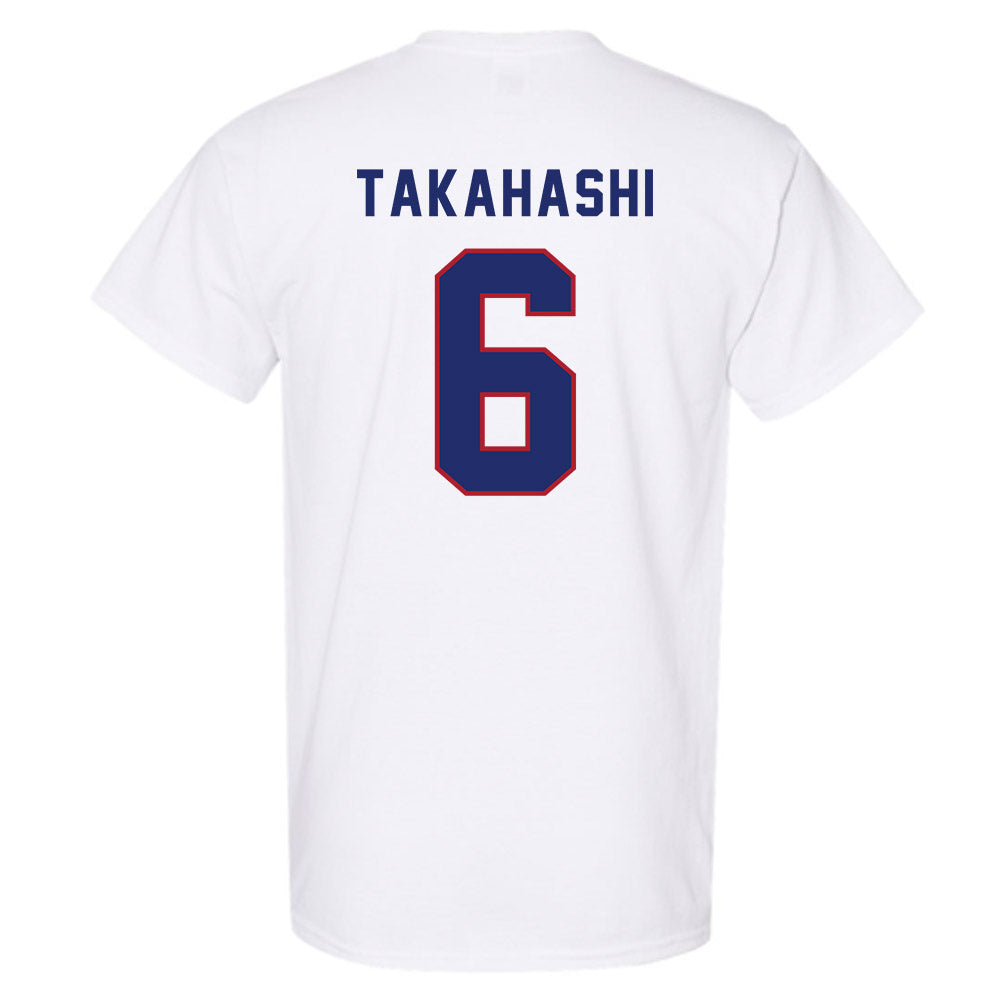 American - NCAA Men's Soccer : Taku Takahashi - T-Shirt-1