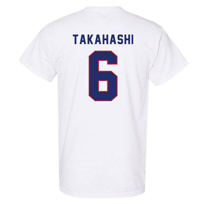 American - NCAA Men's Soccer : Taku Takahashi - T-Shirt-1
