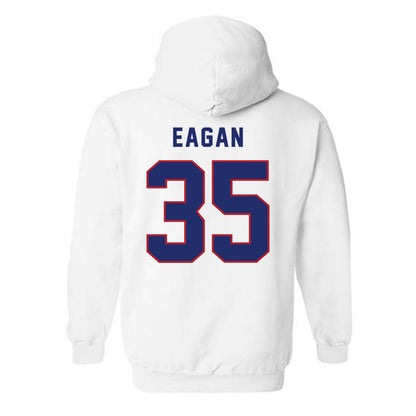 American - NCAA Men's Basketball : Chris Eagan - Hooded Sweatshirt-1