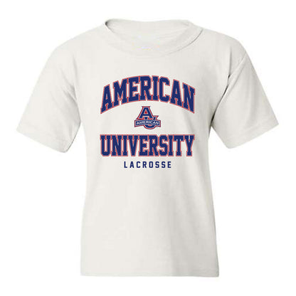 American - NCAA Women's Lacrosse : Aine Powers - Youth T-Shirt-0