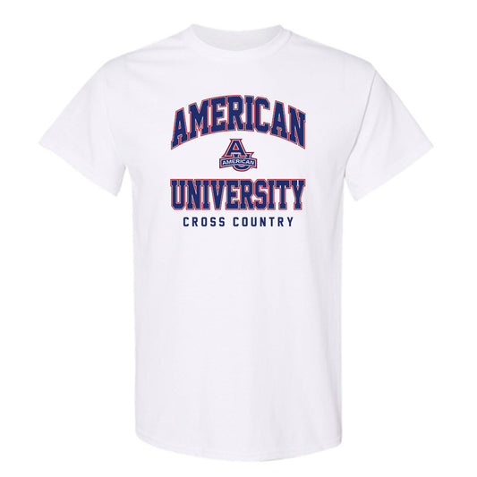 American - NCAA Men's Cross Country : Zack Zerbe - T-Shirt-0