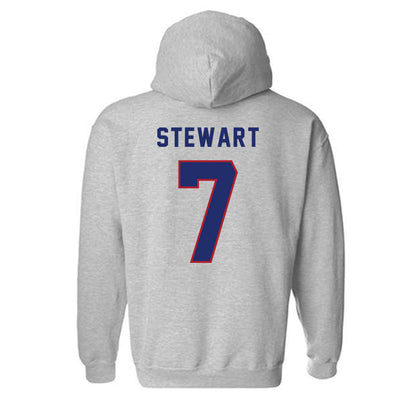American - NCAA Women's Volleyball : Maddy Stewart - Classic Shersey Hooded Sweatshirt-1