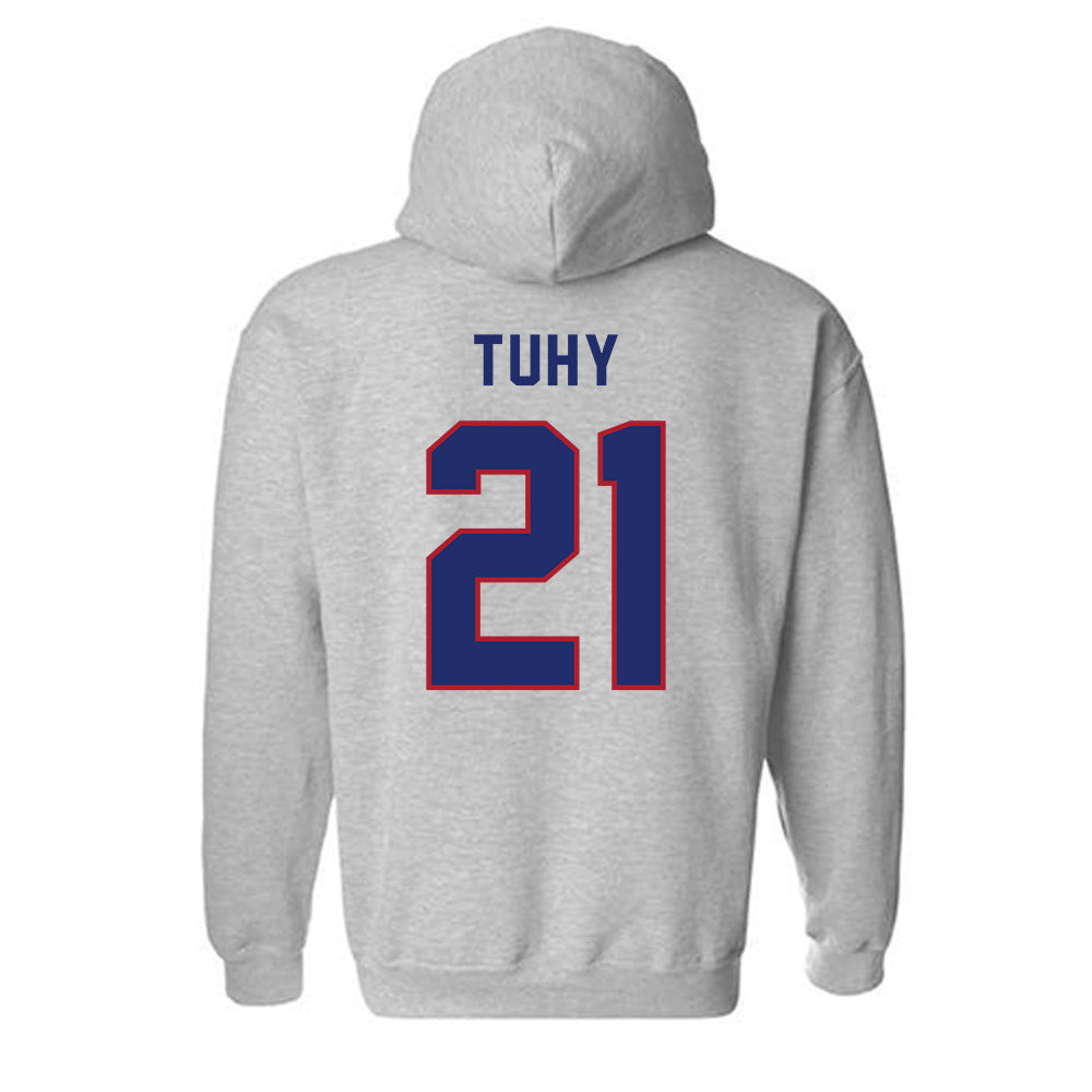 American - NCAA Women's Basketball : Charlotte Tuhy - Classic Shersey Hooded Sweatshirt-1