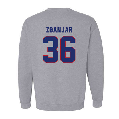 American - NCAA Women's Lacrosse : Mia Zganjar - Classic Shersey Crewneck Sweatshirt-1