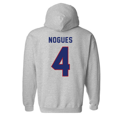 American - NCAA Women's Basketball : Laura Nogues - Classic Shersey Hooded Sweatshirt-1