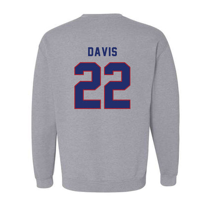 American - NCAA Men's Soccer : Toshi Davis - Classic Shersey Crewneck Sweatshirt-1