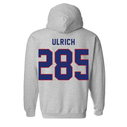 American - NCAA Wrestling : Emmanuel Ulrich - Classic Shersey Hooded Sweatshirt-1