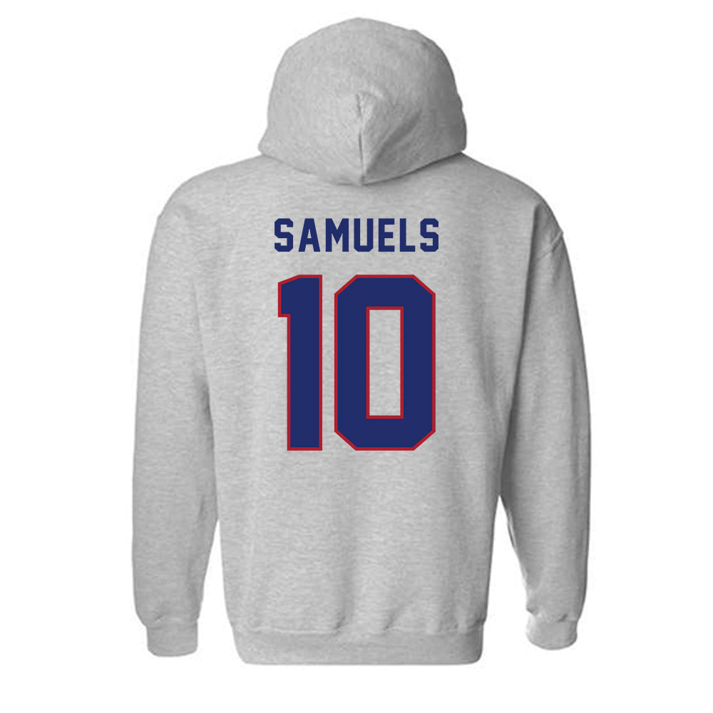 American - NCAA Men's Basketball : Adrian Samuels - Classic Shersey Hooded Sweatshirt-1