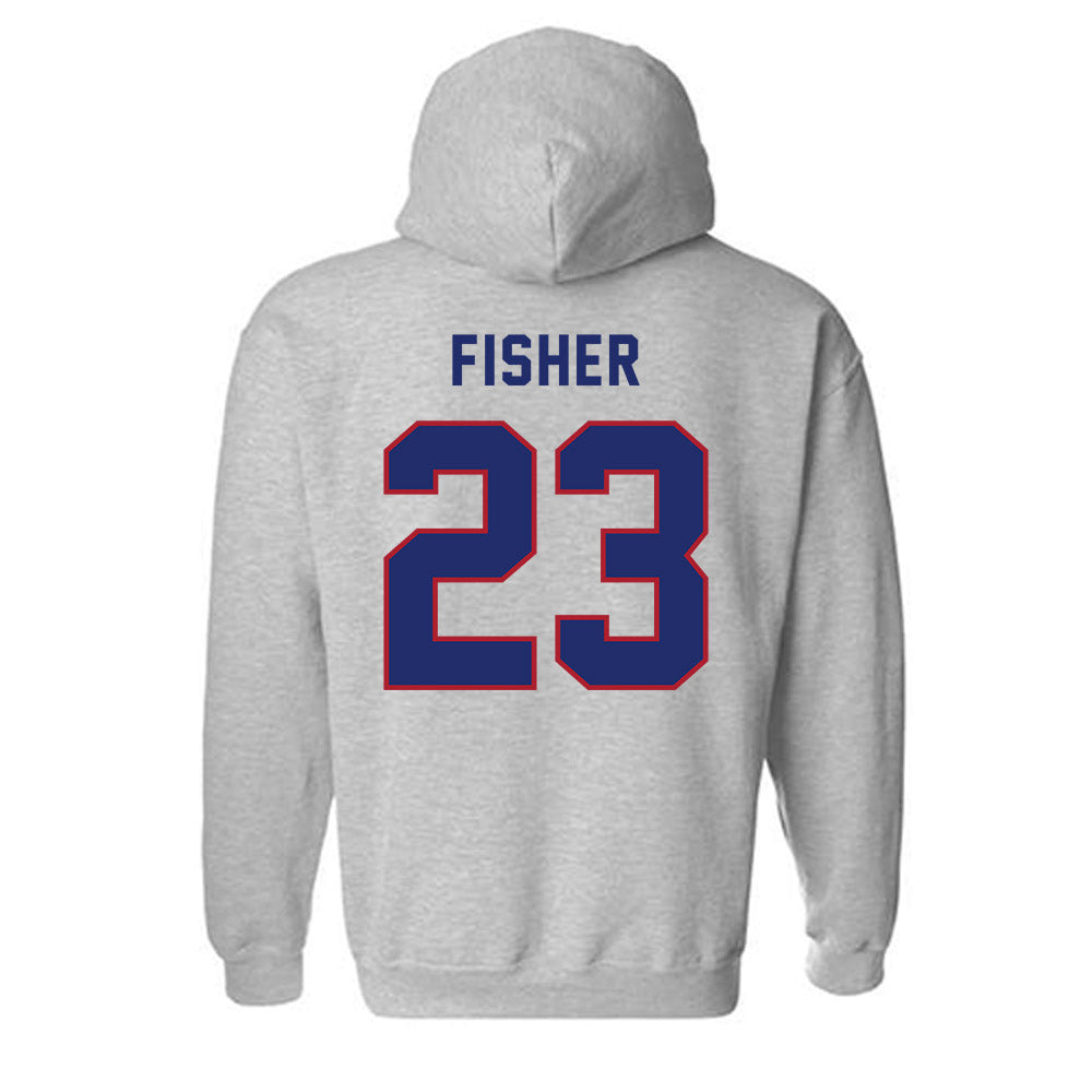 American - NCAA Women's Soccer : Jayden Fisher - Classic Shersey Hooded Sweatshirt-1