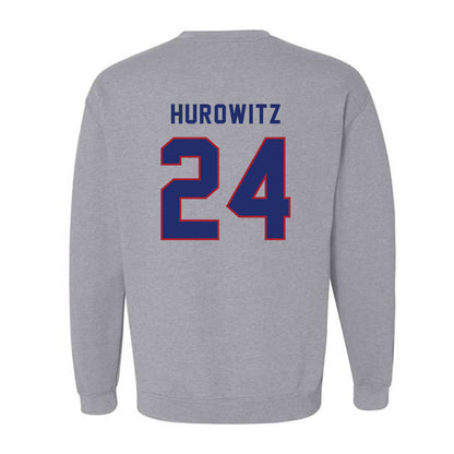 American - NCAA Women's Soccer : Maddie Hurowitz - Classic Shersey Crewneck Sweatshirt-1