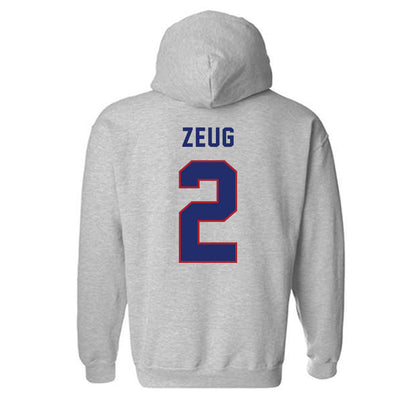 American - NCAA Women's Soccer : Julia Zeug - Classic Shersey Hooded Sweatshirt-1