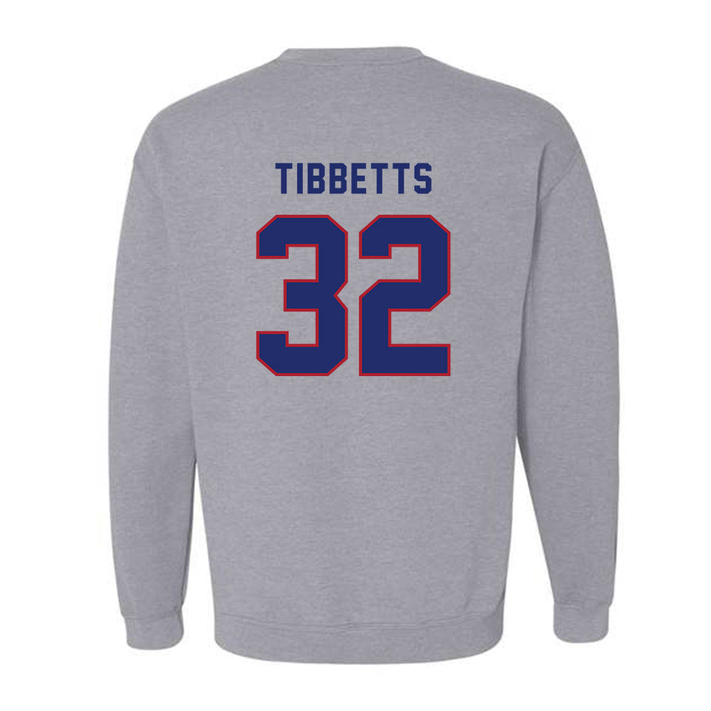 American - NCAA Men's Soccer : Matthew Tibbetts - Classic Shersey Crewneck Sweatshirt-1