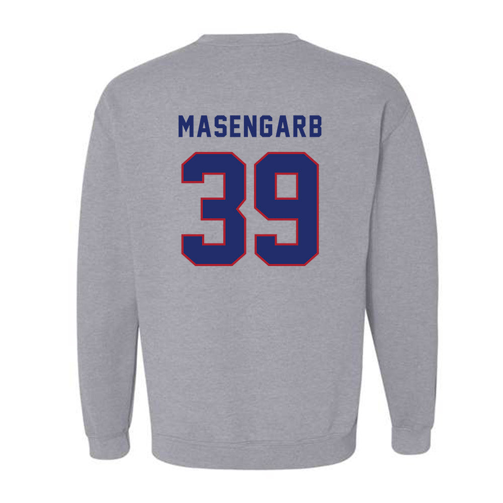 American - NCAA Women's Lacrosse : Izzy Masengarb - Classic Shersey Crewneck Sweatshirt-1