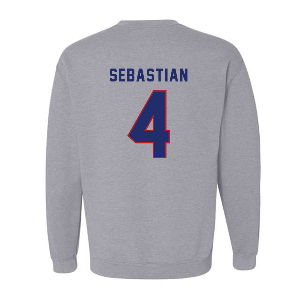 American - NCAA Men's Basketball : Kade Sebastian - Classic Shersey Crewneck Sweatshirt-1