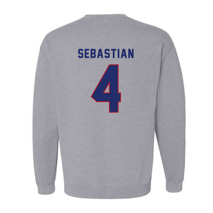 American - NCAA Men's Basketball : Kade Sebastian - Classic Shersey Crewneck Sweatshirt-1