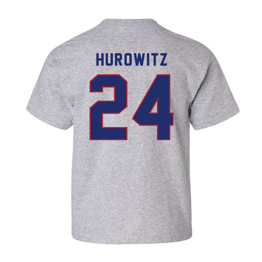 American - NCAA Women's Soccer : Maddie Hurowitz - Classic Shersey Youth T-Shirt-1