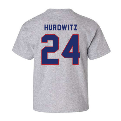 American - NCAA Women's Soccer : Maddie Hurowitz - Classic Shersey Youth T-Shirt-1