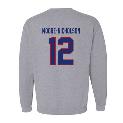 American - NCAA Women's Basketball : Madisyn Moore-Nicholson - Classic Shersey Crewneck Sweatshirt-1
