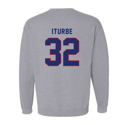 American - NCAA Men's Basketball : Julen Iturbe - Classic Shersey Crewneck Sweatshirt-1