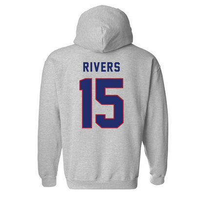 American - NCAA Women's Soccer : Logan Rivers - Classic Shersey Hooded Sweatshirt-1
