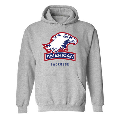 American - NCAA Women's Lacrosse : Aine Powers - Classic Shersey Hooded Sweatshirt-0