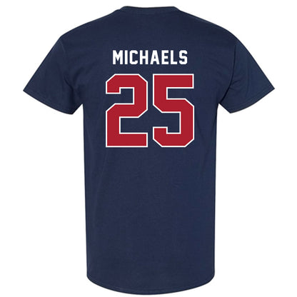 American - NCAA Men's Basketball : Eric Michaels - T-Shirt-1