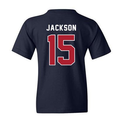 American - NCAA Women's Lacrosse : Annabelle Jackson - Youth T-Shirt-1