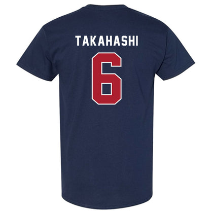 American - NCAA Men's Soccer : Taku Takahashi - T-Shirt-1